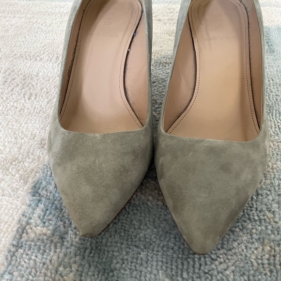 J. Crew Gray Suede Kitten Heel - Picture 7 of 9